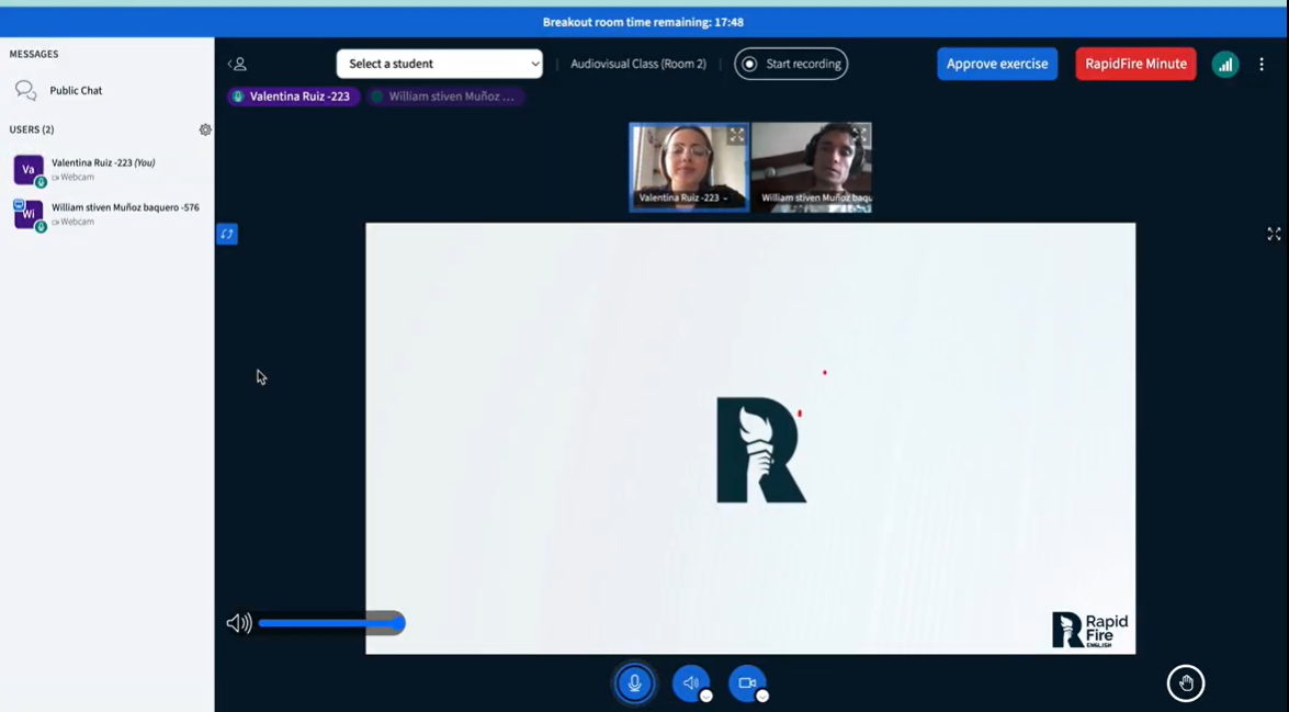 La plataforma virtual de clases